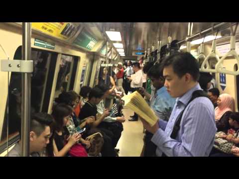 SMRT East West Line Siemens C651 Ride: EW12 Bugis to EW13 City Hall