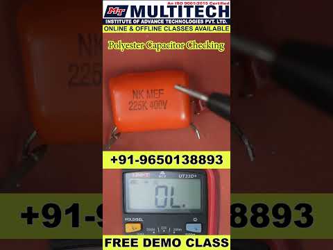 How to check polyester capacitor