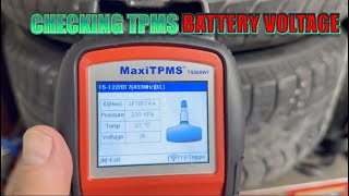 HOW TO TEST TPMS BATTERY LIFE | Autel TS508