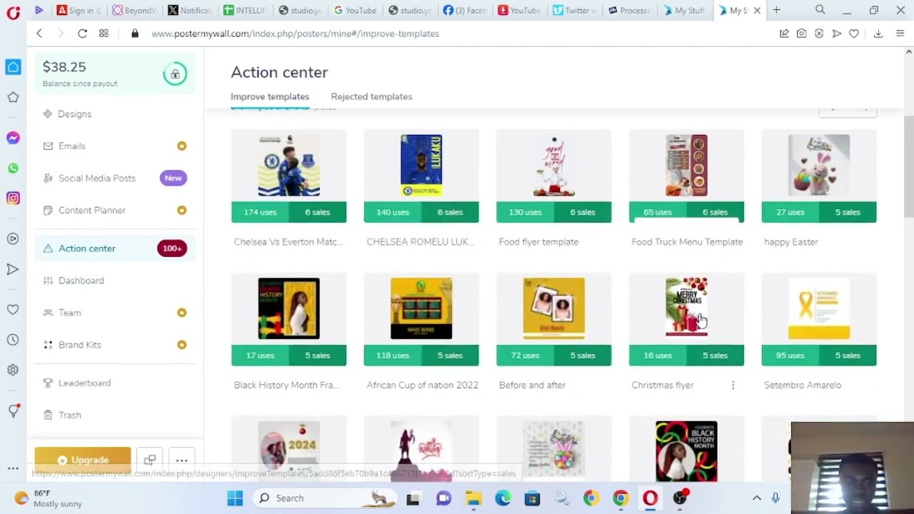 How to boost earnings on Postermywall to earn $200 a day uploading designs