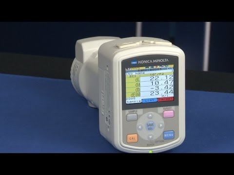 Konica Minolta CM-700d Spectrophotometer Intro video