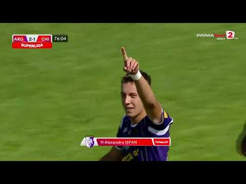 GOOOL! FC Argeș - Chindia 2-1. Ișfan aduce echipa gazdă în avantaj