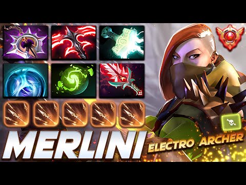 Merlini Windranger Electro Archer - Dota 2 Pro Gameplay [Watch & Learn]