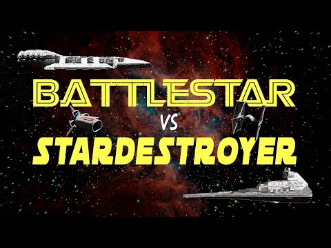 Kampfstern gegen Sternenzerstörer.