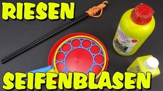"RIESEN SEIFENBLASEN MIT DEM MULTIBUBBLER & GIANT BUBBLE WAND" -Vorstellung