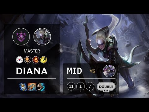 Diana Mid vs Kassadin - KR Master Patch 10.6