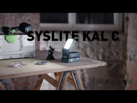 Festool Akumuliatorinis darbinis šviestuvas SYSLITE KAL C video