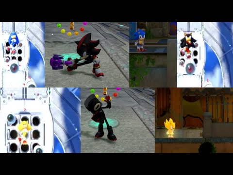 Sonic Forces - All Characters + Super Modern & Classic Sonic Idle Animations