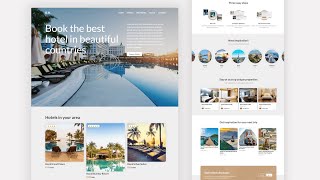 Build A Modern & Responsive Hotel Booking Website Using HTML CSS And JavaScript