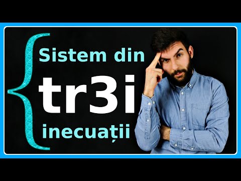 Rezolvăm un sistem din trei inecuații | Examen.md