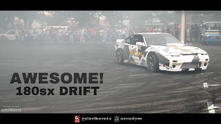 Download lagu Nissan 180SX Drifting TOO CLOSE - Retro Havoc 2017 mp3