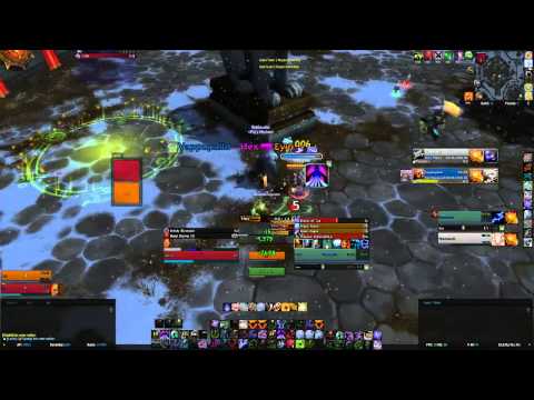 WoW PvP 5.3 Unholy DK, Resto Druid vs. Ele Shaman, Disc Priest