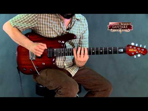 Music Man John Petrucci BFR 6 Koa Top with Piezo Electric Guitar Island Burst