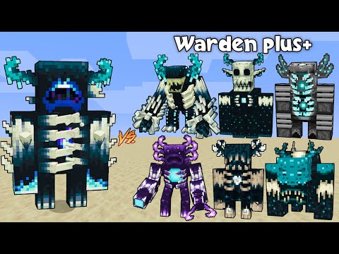 Ultra Warden Vs NEW Wardens Plus+ / Minecraft Mob Battle