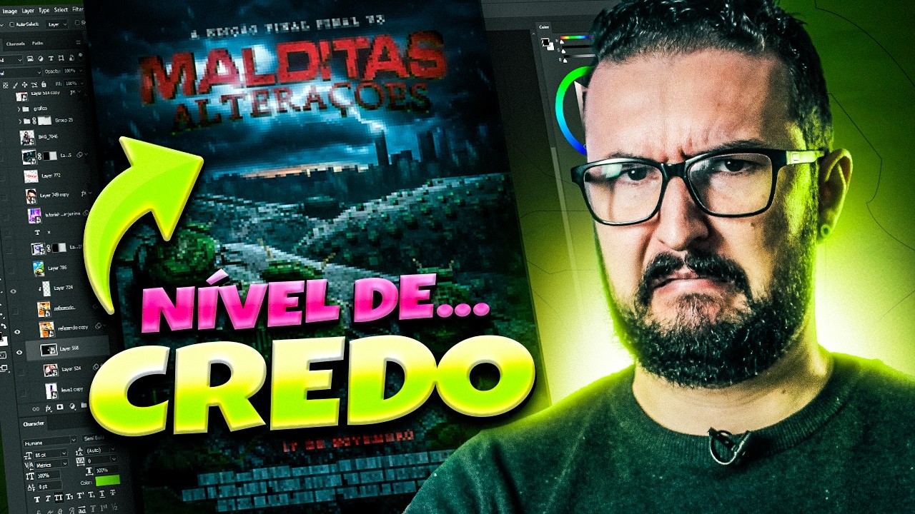 Criando POSTER de Filme de TENSÃO NÍVEL HOLLYWOOD