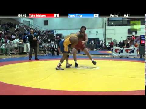 130 KG QF - Toby Erickson (NYAC) vs. Jarod Trice (TMWC)