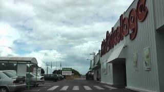 preview picture of video 'Driving Along Rue Marcel Le Goff  (D264), Carhaix-Plouguer, Finistère, France 6th July 2012'