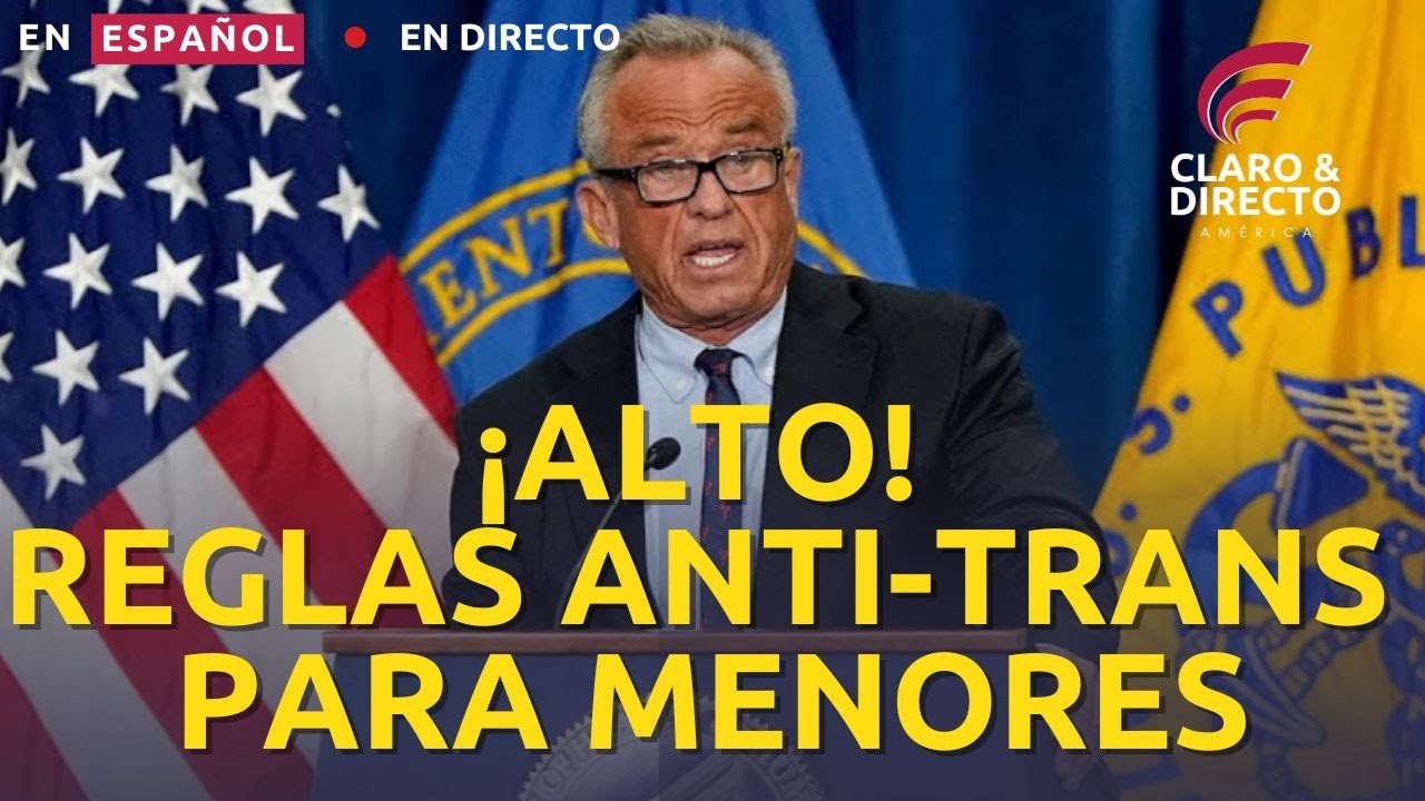 🔴 EN VIVO: RFK Jr. Anuncia Reglas para Frenar Financiamiento de Atención de Género en Niños