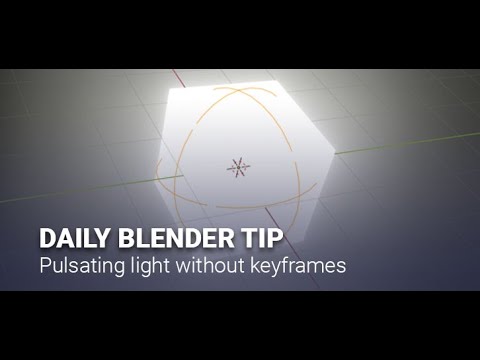 Blender Secrets - Pulsating light without keyframes