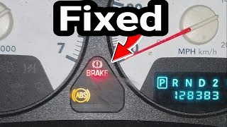 How to fix a ABS and Traction Control Light on C1009 C1008 Brake light on