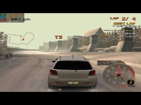 Enthusia Professional Racing - "Wintertraum" Gameplay [2160p60]