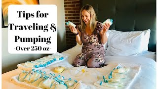 PUMPING AND TRAVELING TIPS| HOW TO PUMP AND STORE BREAST MILK ON VACATION| BREASTFEEDING MOM