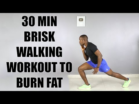 30 Minute BRISK WALKING Workout to Burn Fat at Home 🔥 300 Calories 🔥