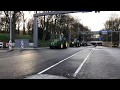 Boerenprotest trekt door de Maastunnel in Rotterdam