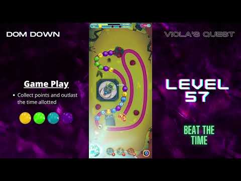 Viola's Quest 🟣🟠🔴 / Level 57 / Dom Down