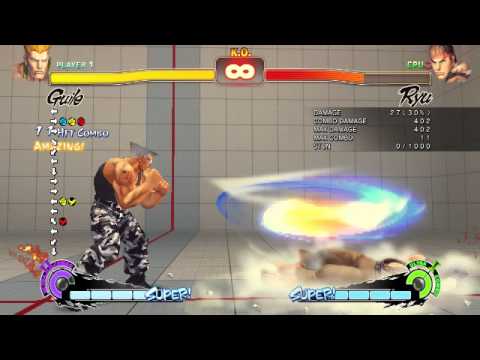 Guile Styling Combo! Shades Edition: USF4 / Super Street Figther 4 AE 2012