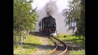 preview picture of video 'Dampf zwischen Mügeln und Kemmlitz - 1997'