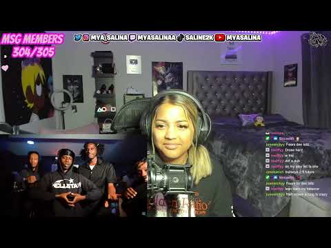 Mya Salina REACTS to Fr33Bandit x Set da Trend x Quelly Woo - Trendy Woo Intro (Prod ChrisSaves)