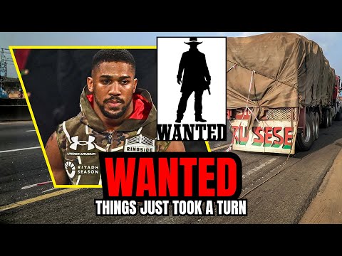 Anthony Joshua's Nigerian Driver behind the wheel is now WANTED, He could face crim!nal Charges