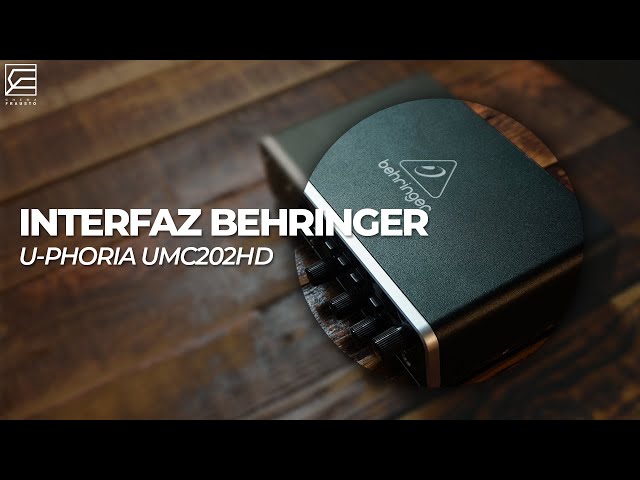 Vídeo relacionado con Behringer U-PHORIA UMC202HD Interface de audio/midi usb