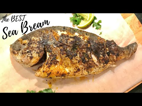 Simple and Delicious: Shallow-Fried Whole Sea bream Recipe for Dinner ||  Pan Fried Sea bream Recipe
