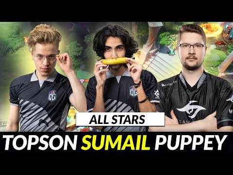 Dota 2 Dream team: Sumail carry Topson mid Puppey supporter