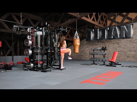 T1-X-267 - Cable Standing Leg Raise