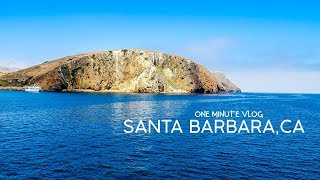 ONE MINUTE VLOG: SANTA BARBARA | SHUGGILIPPO