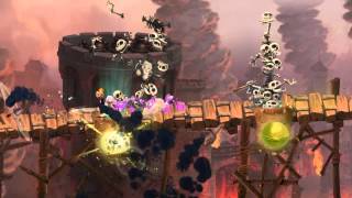 Video thumbnail of "Rayman Legends - Castle Rock Gameplay Footage [EUROPE]"