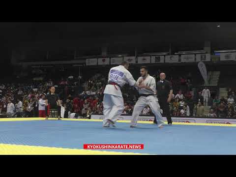 WKO EC 2019, 1/16 -85 Valeri Dimitrov (Bulgaria, aka) - Adrian Navarro (Spain)