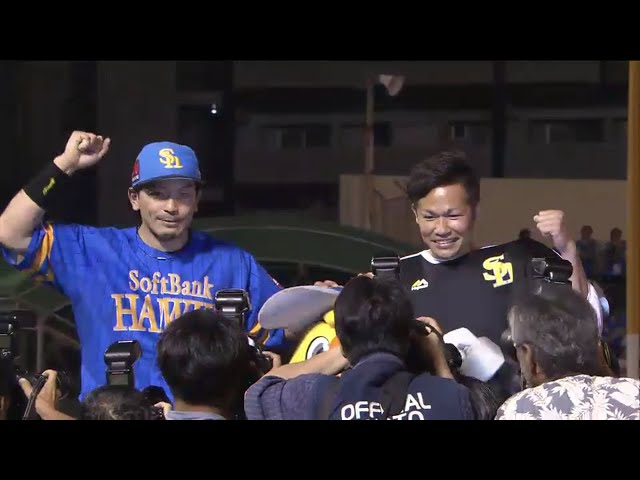 ホークス・森福投手・松田選手ヒーローインタビュー 2016/7/20 H-Bs