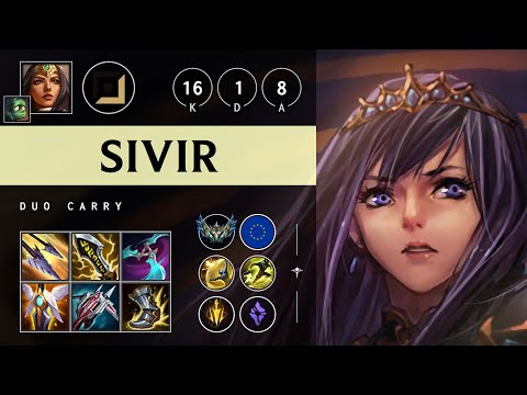 Sivir ADC vs Lucian - EUW Challenger Patch 25.18