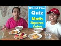 Rapid fire 🔥| Math | Squares and Cubes