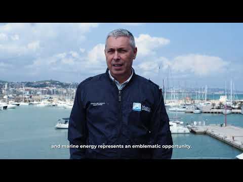 Wave energy for a tourist harbor
