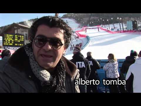 BORMIO DH 2012 - Alberto Tomba's greetings in English