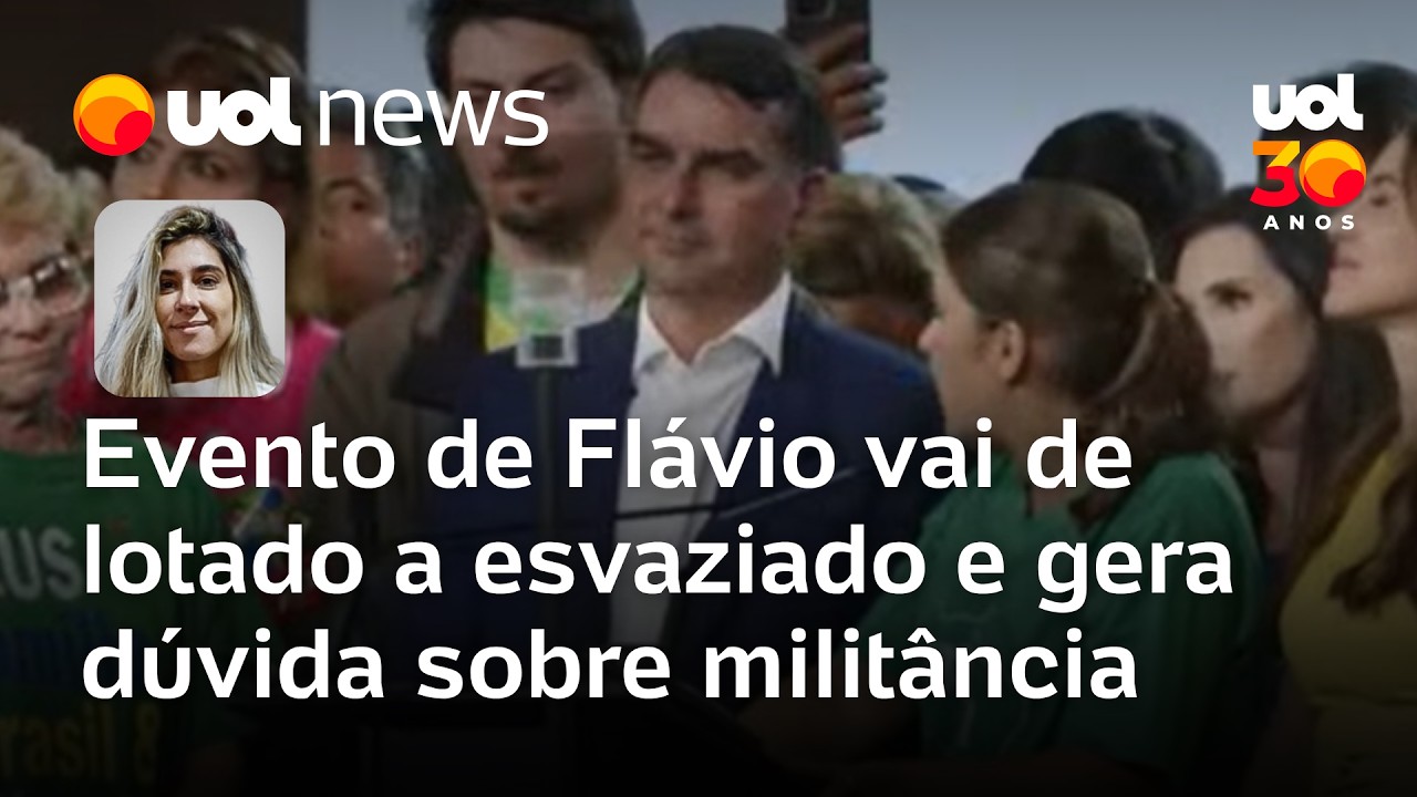 Leticia Casado: Evento de Flávio vai de lotado a esvaziado e gera dúvida sobre militância
