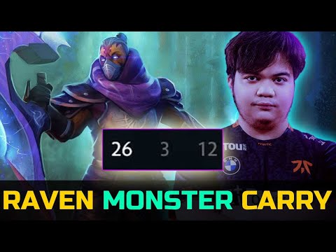 FEW STEPS TO TOP 1 MMR - FNATIC.RAVEN ANTI MAGE MONSTER CARRY DOTA 2