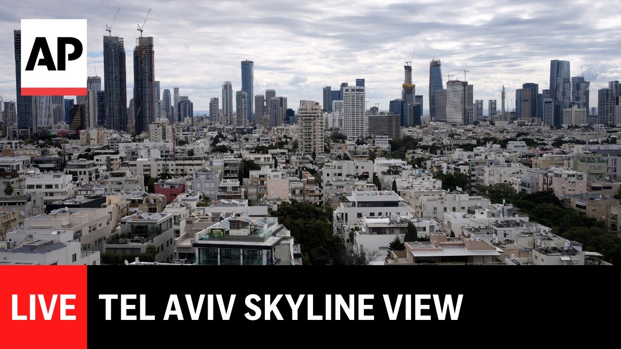 Video | LIVE: Tel Aviv skyline as Iran war continues