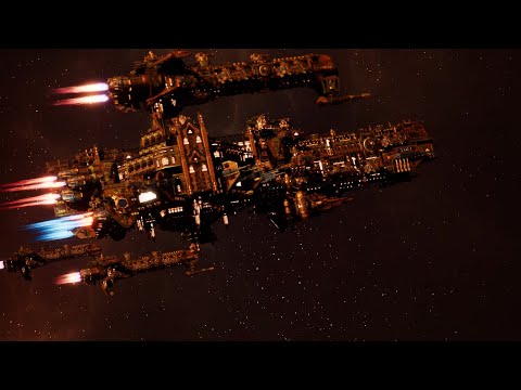 Skalgrim Mod 2021: Fabricator Ark Dominus - AdMech vs Chaos - Battlefleet Gothic Armada 2