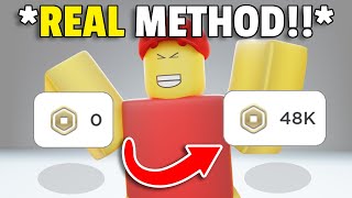 How To Get FREE ROBUX Tutorial in ROBLOX in 2024... (REAL METHOD)